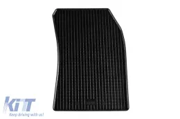 Spezifische Gummimatten geeignet für Opel Astra L Hatchback, Astra L Hybrid, Peugeot 308 Hatchback, 308 Hatchback Hybrid, Citroen DS4 nach 2022, 4-teiliges Set, schwarze Farbe-image-6250106
