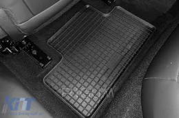Spezifische Gummimatten geeignet für Opel Astra L Hatchback, Astra L Hybrid, Peugeot 308 Hatchback, 308 Hatchback Hybrid, Citroen DS4 nach 2022, 4-teiliges Set, schwarze Farbe-image-6250110