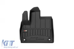 Spezifische Gummimatten geeignet für Opel Combo E, Peugeot Rifter, Citroen Berlingo nach 2018, 3-teiliges Set, schwarze Farbe, mit 24-monatiger Garantie-image-6221893