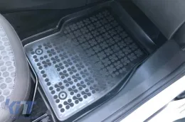 Spezifische Gummimatten geeignet für Opel Corsa D 2006-2014, Corsa 2014-2019, 4-teiliges Set, schwarze Farbe-image-6213800