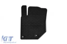 Spezifische Gummimatten geeignet für Opel Corsa F, Peugeot 208 nach 2019, Opel Mokka nach 2020, 4-teiliges Set, schwarze Farbe-image-6228538