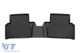 Spezifische Gummimatten geeignet für Opel Meriva A 2003-2010, 3-teiliges Set, schwarze Farbe-image-6227160
