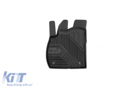 Spezifische Gummimatten geeignet für Opel Zafira C 2012-2019, 4-teiliges Set, schwarze Farbe-image-6226794