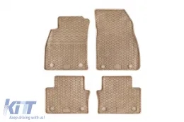 image-63-Spezifische Gummimatten geeignet für Opel Insignia 2008-2017, 4-teiliges Set, beige Farbe