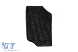 Spezifische Gummimatten geeignet für Peugeot 207 2006-2014, 4-teiliges Set, schwarze Farbe-image-6248859