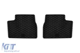 Spezifische Gummimatten geeignet für Peugeot 207 2006-2014, 4-teiliges Set, schwarze Farbe-image-6248860
