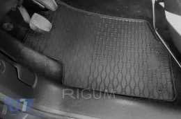 Spezifische Gummimatten geeignet für Peugeot 207 2006-2014, 4-teiliges Set, schwarze Farbe-image-6248861