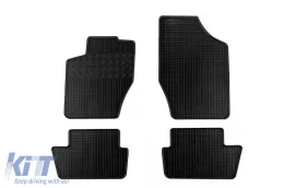 image-73-Spezifische Gummimatten geeignet für Peugeot 308 nach 2007, 4-teiliges Set, schwarze Farbe