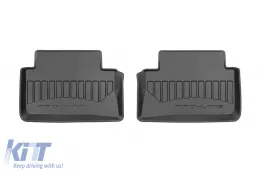 Spezifische Gummimatten geeignet für Peugeot 508 2010-2018, 4-teiliges Set, schwarze Farbe, mit 24-monatiger Garantie aus der Frogum 3D ProLine-Serie.-image-6221373