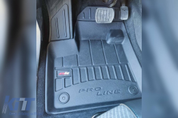 Spezifische Gummimatten geeignet für Peugeot 3008 nach 2016, 3-teiliges Set, schwarze Farbe, mit 24-monatiger Garantie-image-6223453