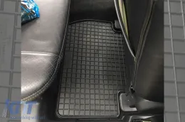Spezifische Gummimatten geeignet für Peugeot 4007, Citroen C-Crosser 2007-2012, Mitsubishi Outlander 2007-2018, 4-teiliges Set, schwarze Farbe-image-6229986