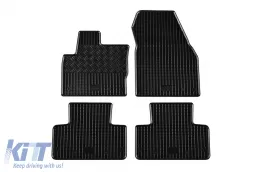 image-68-Spezifische Gummimatten geeignet für Range Rover Evoque 2011-2018, 4-teiliges Set, schwarze Farbe