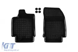 Spezifische Gummimatten geeignet für Renault Laguna 2007-2015, 4-teiliges Set, schwarze Farbe-image-6216035