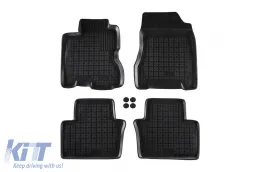 Spezifische Gummimatten geeignet für Renault Koleos 2008-2015, 4-teiliges Set, schwarze Farbe-image-6216054