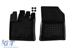 image-15-Spezifische Gummimatten geeignet für Renault Express Van nach 2021, 2-teiliges Set, schwarze Farbe