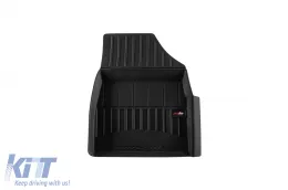 Spezifische Gummimatten geeignet für Renault Kangoo E-tech Electric nach 2021, 2-teiliges Set, schwarze Farbe, mit 24-monatiger Garantie-image-6224064