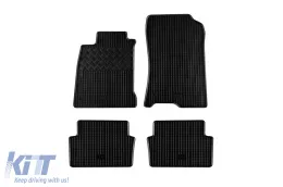 Spezifische Gummimatten geeignet für Renault Laguna Kombi, nach 2007, 4-teiliges Set, schwarze Farbe-image-6228749