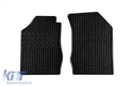 Spezifische Gummimatten geeignet für Renault Clio II nach 1998, Thalia I nach 2000, Thalia II nach 2008, 4-teiliges Set, schwarze Farbe-image-6248925