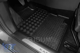 Spezifische Gummimatten geeignet für Renault Kadjar nach 2015, 4-teiliges Set, schwarze Farbe-image-6249389
