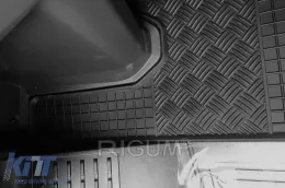 Spezifische Gummimatten geeignet für Renault Trucks T nach 2015, 2-teiliges Set, schwarze Farbe-image-6249762