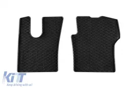 image-70-Spezifische Gummimatten geeignet für Scania R nach 2016, 2-teiliges Set, schwarze Farbe