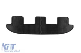 Spezifische Gummimatten geeignet für Seat Alhambra, VW Sharan nach 2010, 7 Sitze, 6 Teile, schwarz-image-6228827