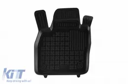 Spezifische Gummimatten geeignet für Skoda Fabia nach 2021, 4-teiliges Set, schwarze Farbe-image-6213570