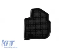Spezifische Gummimatten geeignet für Skoda Rapid, Seat Toledo 2012-2019, 4-teiliges Set, schwarze Farbe-image-6213518