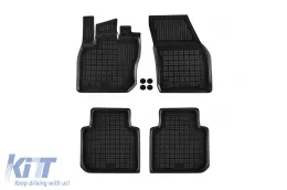image-73-Spezifische Gummimatten geeignet für Skoda Kodiaq nach 2024, 4-teiliges Set, schwarze Farbe