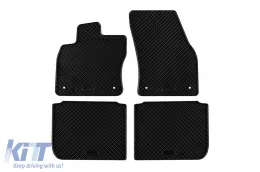 image-39-Spezifische Gummimatten geeignet für Skoda Kodiaq nach 2017, 4-teiliges Set, schwarze Farbe