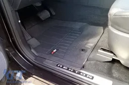 Spezifische Gummimatten geeignet für Ssangyong Rexton nach 2017, 3-teiliges Set, schwarze Farbe, mit 24-monatiger Garantie-image-6221756