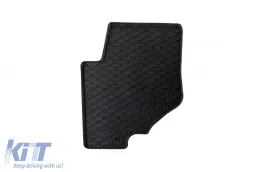 Spezifische Gummimatten geeignet für Ssangyong Rexton nach 2018, Musso nach 2019, 4-teiliges Set, schwarze Farbe-image-6229363