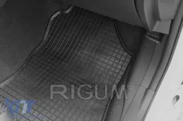 Spezifische Gummimatten geeignet für Subaru Impreza, XV nach 2018, Impreza E-Boxer, XV E-Boxer nach 2020, 4-teiliges Set, schwarze Farbe-image-6249736