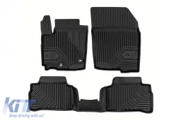 image-56-Spezifische Gummimatten geeignet für Suzuki Vitara, Vitara Hybrid nach 2020, 4-teiliges Set, schwarze Farbe