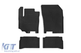 image-60-Spezifische Gummimatten geeignet für Suzuki Vitara nach 2015, 4-teiliges Set, schwarze Farbe
