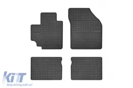 image-59-Spezifische Gummimatten geeignet für Suzuki Celerio nach 2015, 4-teiliges Set, schwarze Farbe