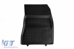 Spezifische Gummimatten geeignet für Tesla Model 3 nach 2021, Version mit Wärmepumpe, 3-teiliges Set, schwarze Farbe-image-6216829