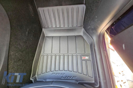 Spezifische Gummimatten geeignet für Tesla Model Y 2020-2025, 3-teiliges Set, schwarze Farbe, mit 24-monatiger Garantie aus der Frogum 3D ProLine-Serie.-image-6223496