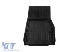 Spezifische Gummimatten geeignet für Tesla Model S Liftback nach 2021, 3-teiliges Set, schwarze Farbe, mit 24-monatiger Garantie-image-6223737