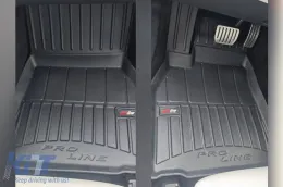 Spezifische Gummimatten geeignet für Tesla Model S Liftback nach 2021, 3-teiliges Set, schwarze Farbe, mit 24-monatiger Garantie-image-6223740