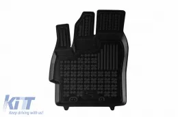Spezifische Gummimatten geeignet für Toyota Aygo X nach 2022, 3-teiliges Set, schwarze Farbe-image-6215310