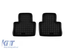 Spezifische Gummimatten geeignet für Toyota Rav4, Rav4 Hybrid nach 2018 mit Automatikgetriebe, 4-teiliges Set, schwarze Farbe-image-6215245