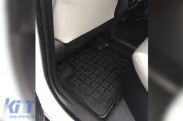 Spezifische Gummimatten geeignet für Toyota Rav4, Rav4 Hybrid nach 2018 mit Automatikgetriebe, 4-teiliges Set, schwarze Farbe-image-6215252