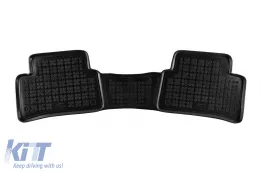 Spezifische Gummimatten geeignet für Toyota Corolla Hatchback, Hybrid nach 2018, 3-teiliges Set, schwarze Farbe-image-6215256