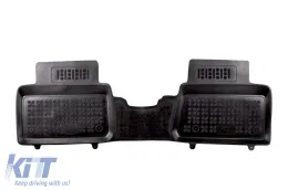 Spezifische Gummimatten geeignet für Toyota Yaris Cross nach 2021, 3-teiliges Set, schwarze Farbe-image-6215304