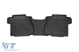 Spezifische Gummimatten geeignet für Toyota Tundra Crewmax 2010-2015, 3-teiliges Set, schwarze Farbe, mit 24-monatiger Garantie aus der Frogum 3D ProLine-Serie-image-6222278