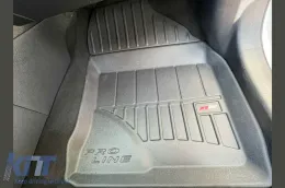 Spezifische Gummimatten geeignet für Toyota Auris II, Auris II Hybrid 2012-2018, 4-teiliges Set, schwarze Farbe, mit 24-monatiger Garantie-image-6222569