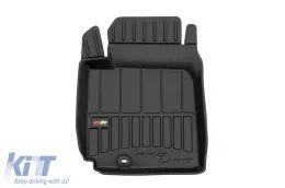 Spezifische Gummimatten geeignet für Toyota Yaris I 1999-2005 3 Türen, 3-teiliges Set, schwarze Farbe, mit 24-monatiger Garantie-image-6222729