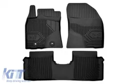 image-24-Spezifische Gummimatten geeignet für Toyota Avensis 2009-2018, 3-teiliges Set, schwarze Farbe