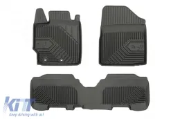 image-56-Spezifische Gummimatten geeignet für Toyota Yaris 2005-2011, 3-teiliges Set, schwarze Farbe